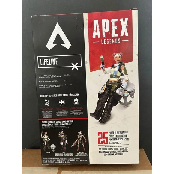 NIB Apex Legends 6-inch LIFELINE Figure (Series 6) - JAKKS‎ Pacific SEALE… - Picture 2 of 2